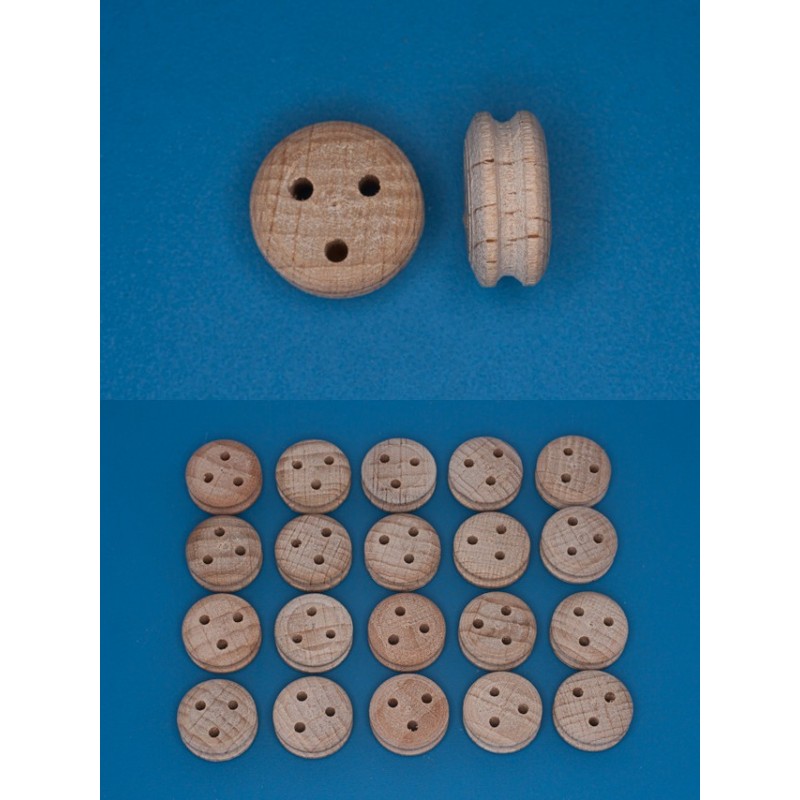 Deadeyes (x20). 6 mm. RB 106-06 Deadeyes (x20). 6 mm. RB 106-06