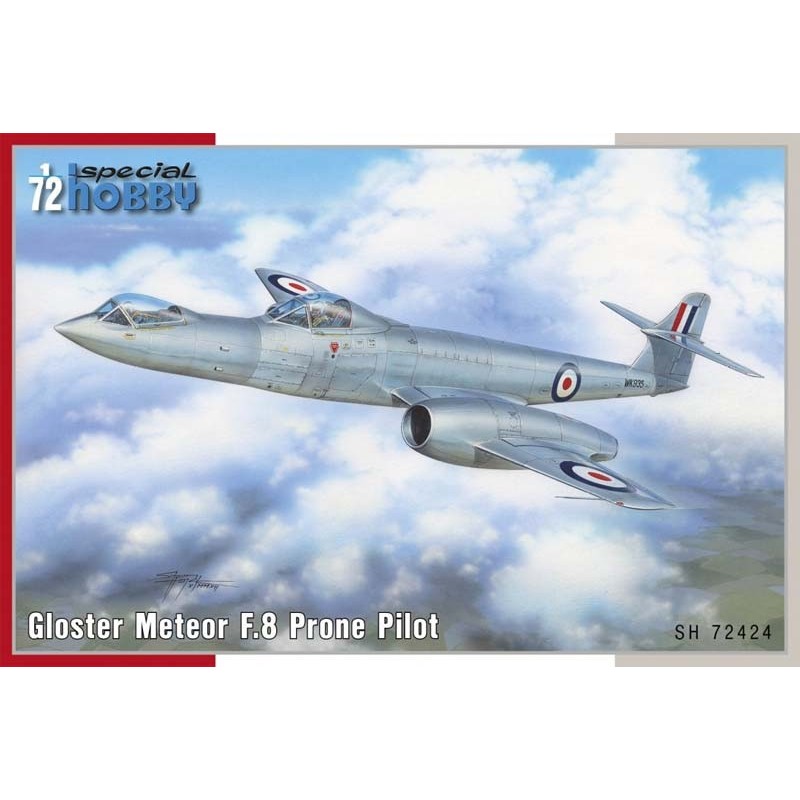 Gloster Meteor F.8 Prone Pilot.