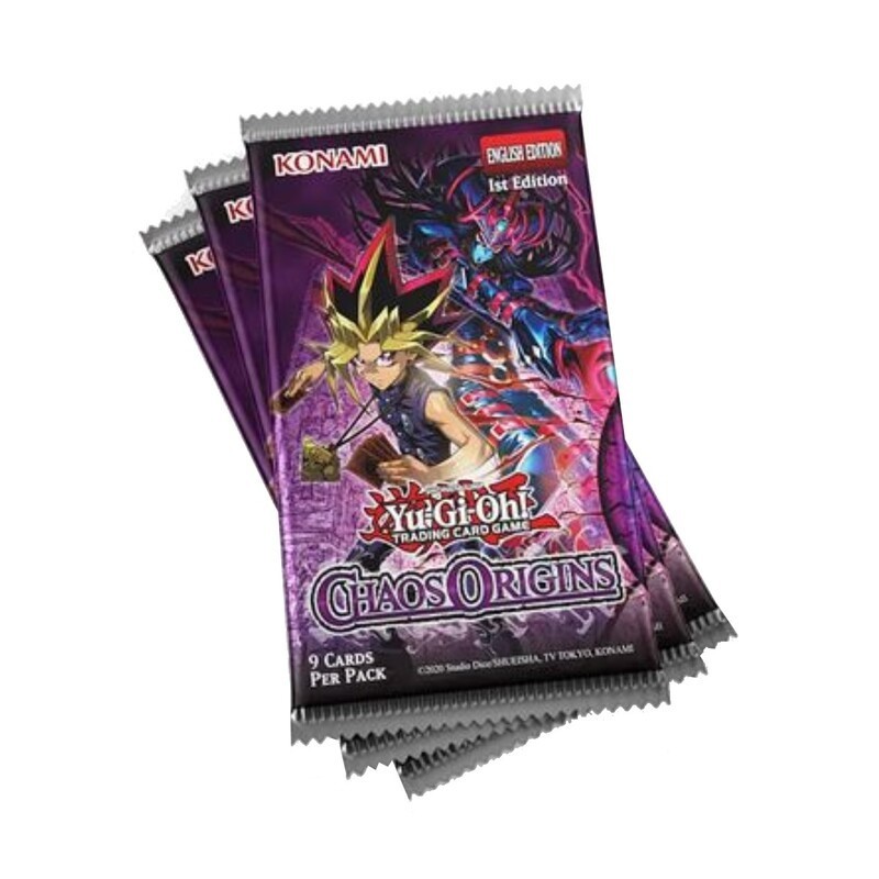 Yugioh: Origens do caos em bolhas (espanhol).