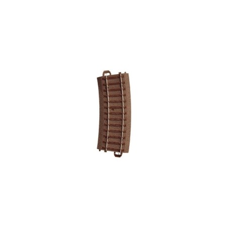 Voie courbe de 360 mm (15°).