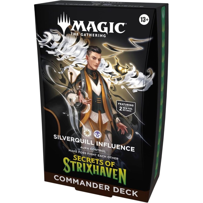 Deck Commandant MTG Plumargentum – Strixhaven (anglais)
