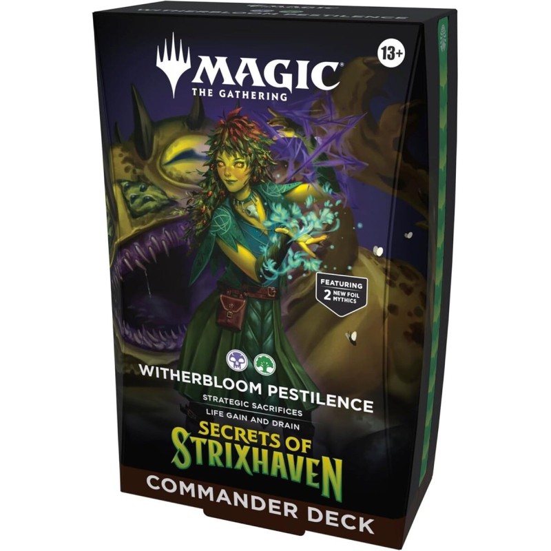 Witherbloom Commander Witherbloom Pestilence MTG-Deck – Strixhaven (englisch ...