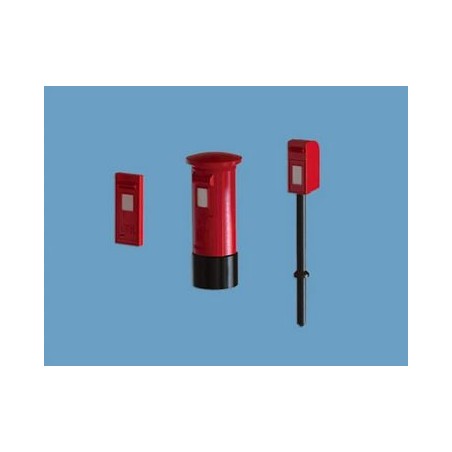 Post boxes.