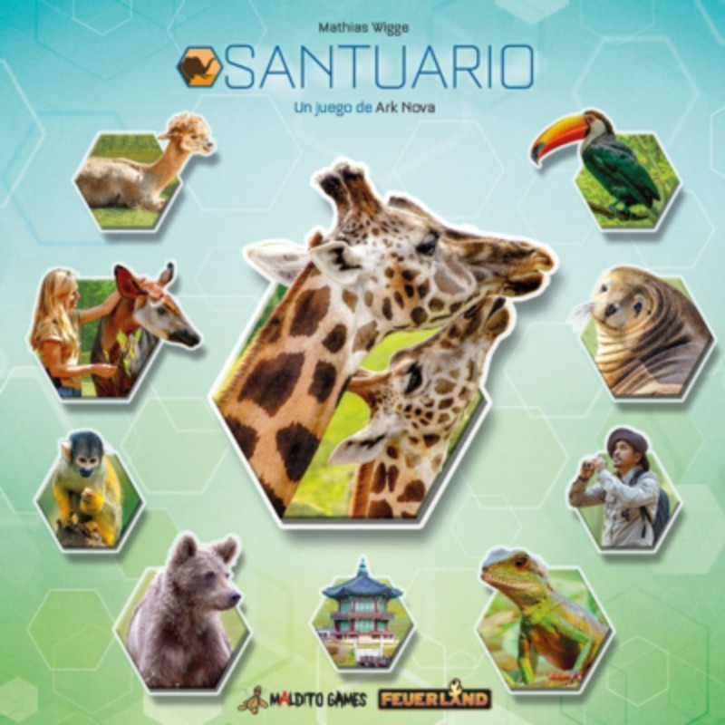 Imagen de la portada del juego de mesa Santuario.