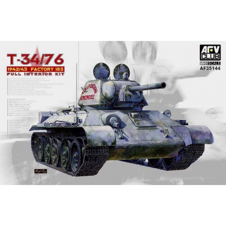 T-34/76 con interiores detallados. AFV CLUB 35144