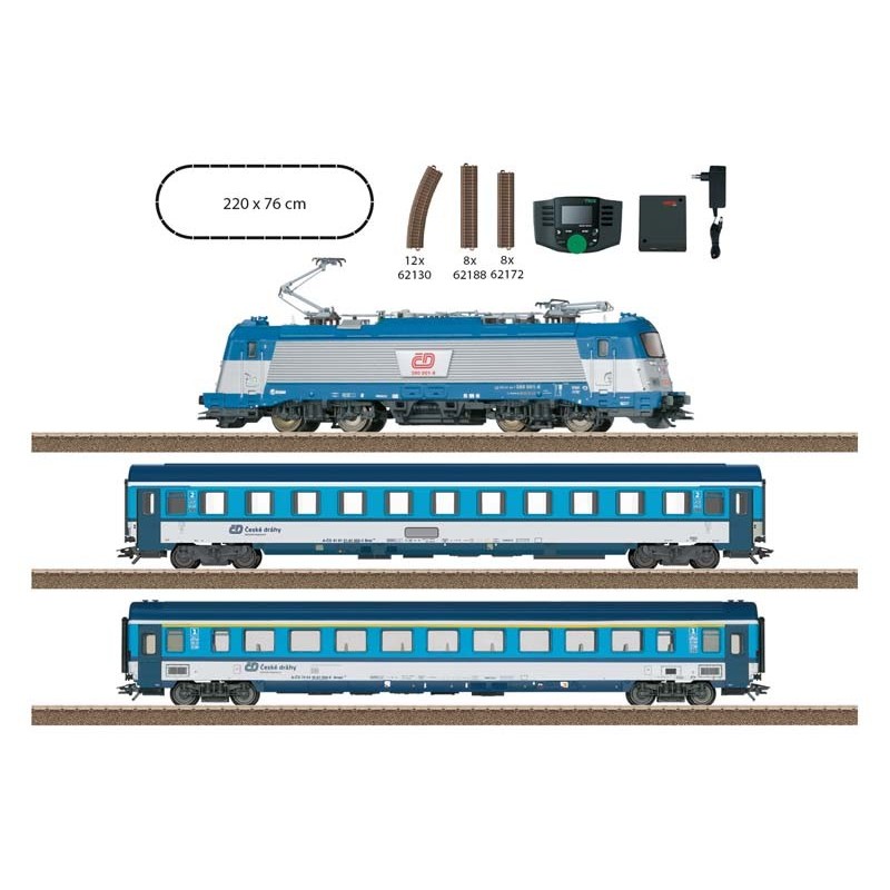 Digitales Starterset "Passenger Train" mit Ton. Mobilstation.
