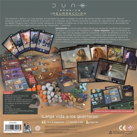 Gioco da Tavolo Dune Imperium Uprising | Eurogame Ibrido Strategico