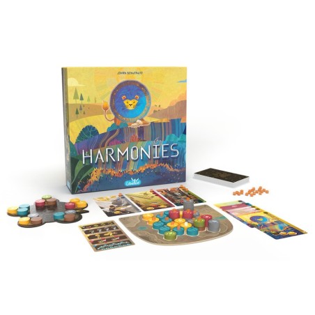 Harmonies board game: box and contents