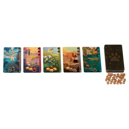 Image of the Harmonies board game components