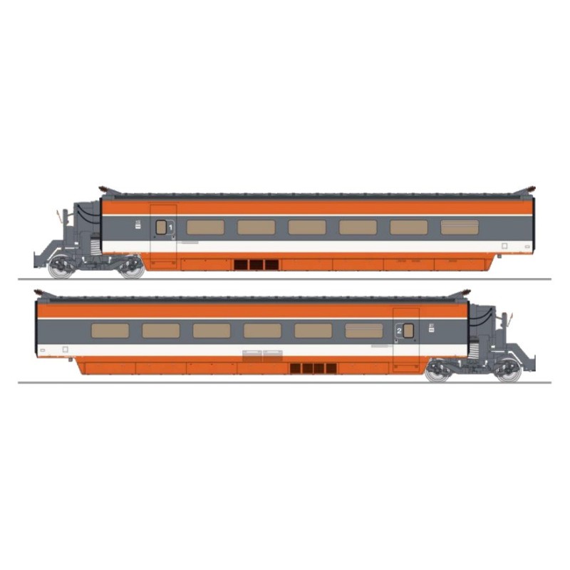 TGV PSE, Rama 112, 2 voitures. SBB.