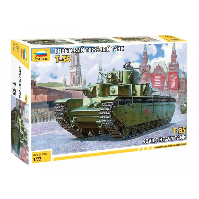 Char lourd soviétique T-35.