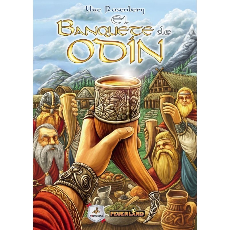 Imagen de la portada del juego de mesa el banquete de Odin.