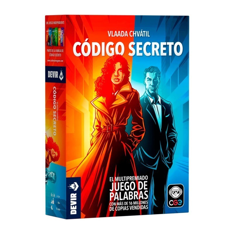 Cover image of the board game Codenames.