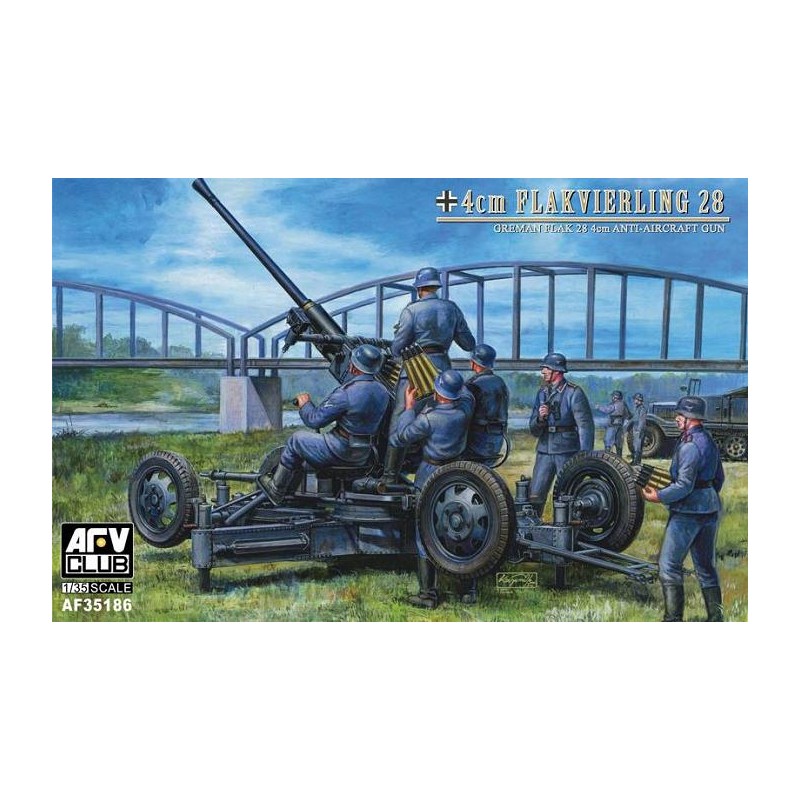 Cañón antiaéreo alemán Flak 28 - 4cm. AFV CLUB 35186