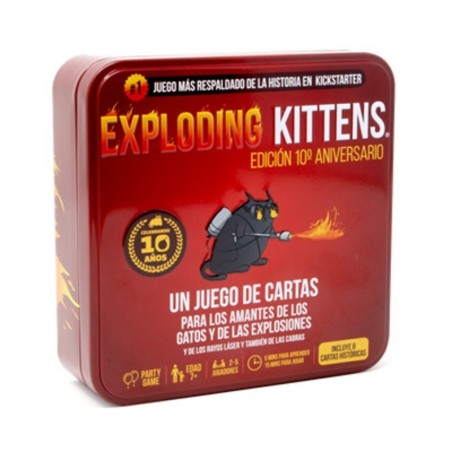 Acquista EXPLODING KITTENS edizione per il decimo anniversario | Gioco di carte divertente. Acquista EXPLODING KITTENS edizione per il decimo anniversario | Gioco di carte divertente.