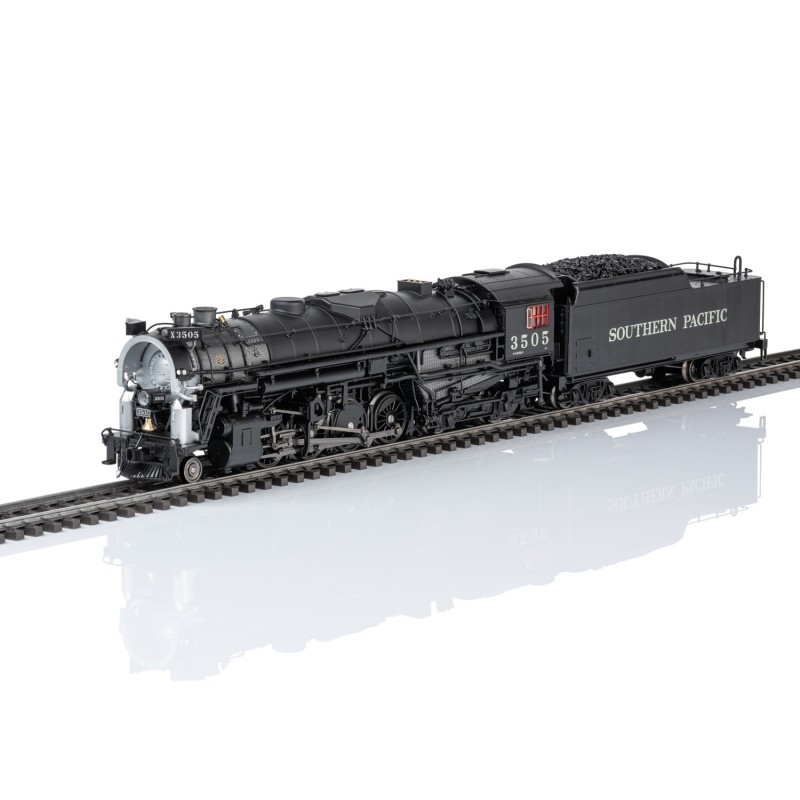 Berkshire 2-8-4 Dampflokomotive. Ton und Rauch.