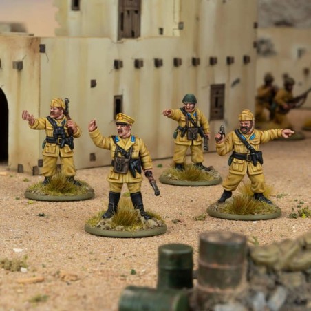 Commandants du peloton italien Paracadutisti.