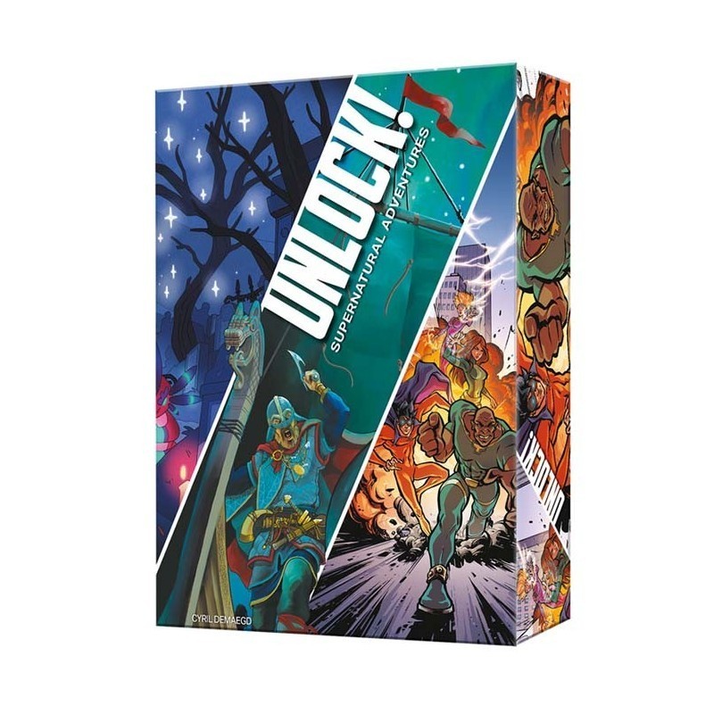 Unlock! Supernatural Adventures Juego Escape Room Cartas