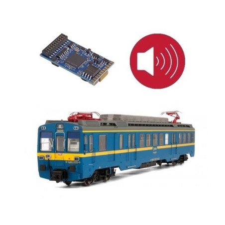 Digital decoder w/ sound Renfe Serie UT440 (440.001 to 440.202), 21 pins.