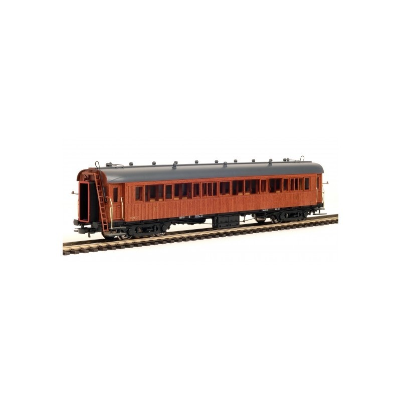 Holzwagen 1. Klasse RENFE Langstreckenfahrzeug | Beschädigte Kiste