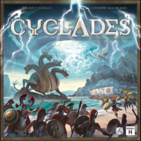 Cyclades Legendary Edition strategy and mythology game.