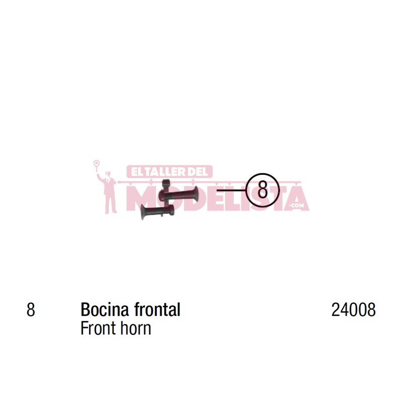 Bocina frontal para RENFE 316.