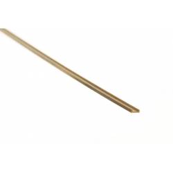 Perfil de latón en U, 2,5 x 2,5 mm.