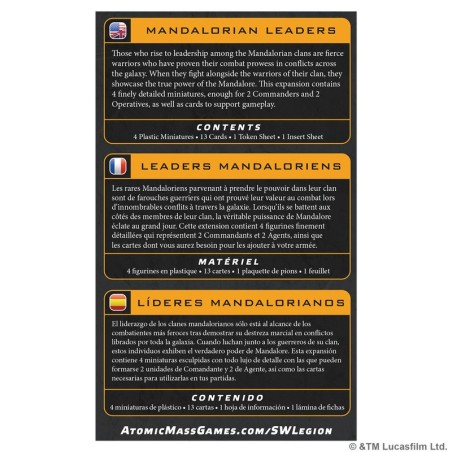 Buy Star Wars Legion Mandalorian Leaders | Expansion