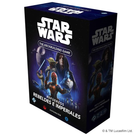 Star Wars: Deckbuilding Game – Rebel and Empire Reinforcements Expansion Box Cover Image Buy SW Deckbuilding Game