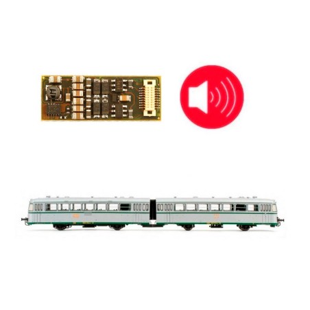 Sound decoder for RENFE 591 (Ferrobus) from Arnold, Next18.