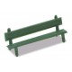 Platform Seats, green. PECO LK-25