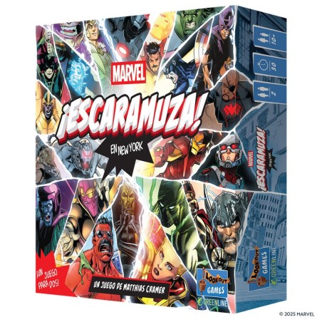 MARVEL: Skirmish! In New York board game cover image – Buy Marvel games.