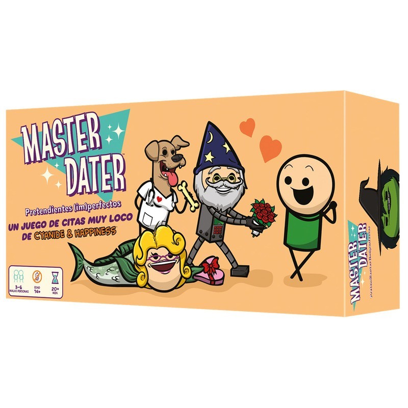 Imagen de la portada del juego de cartas master dater comprar master dater