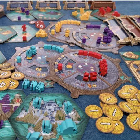 Image of the Diluvium board game components – Buy Diluvium