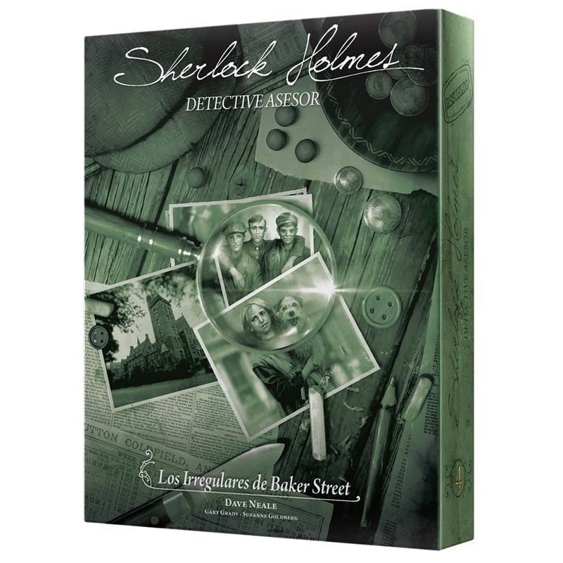 Sherlock Holmes Irregulares da Baker Street Dedução de Jogos de Tabuleiro
