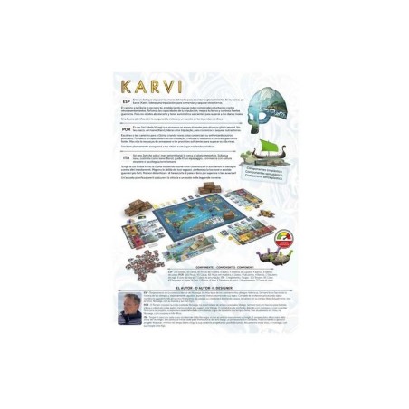 Giochi da tavolo Karvi, vichinghi e DEVIR