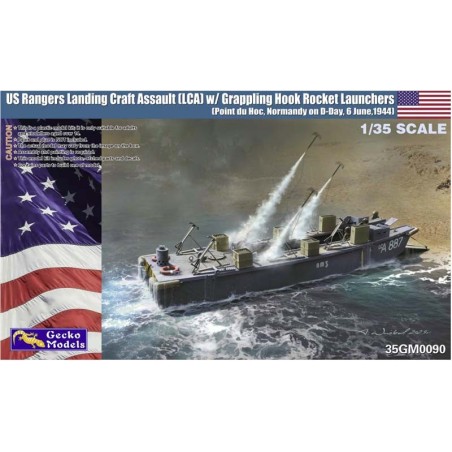 US Rangers Landing Craft Assault (LCA).