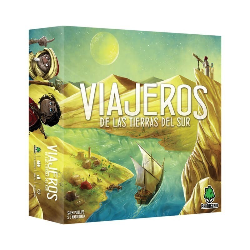 Southlands Travelers: Jogo de Tabuleiro de Estratégia e Exploração