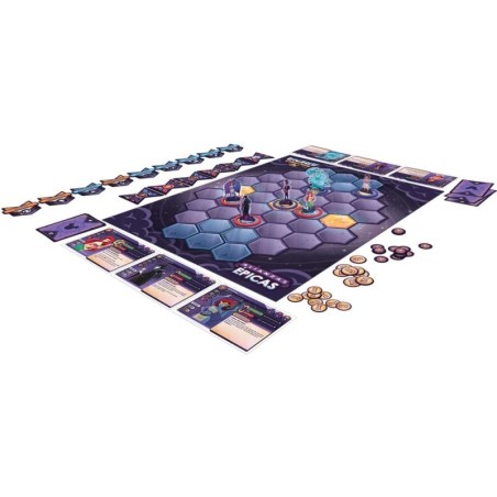 Image of the components of the game Disney Sorcerer's Arena – Buy Disney games