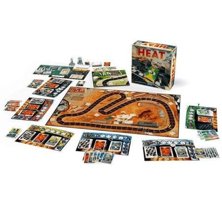 Course et stratégie de jeu de société Heat Pedal to the Metal