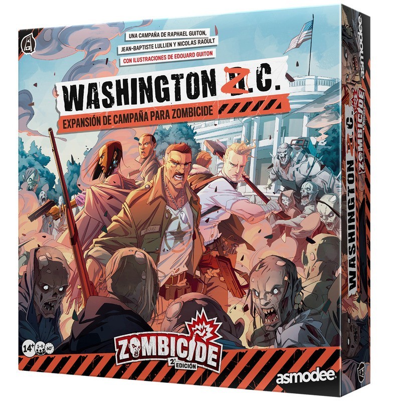 Zombicide 2E: Washington Z.C. gioco cooperativo di espansione.