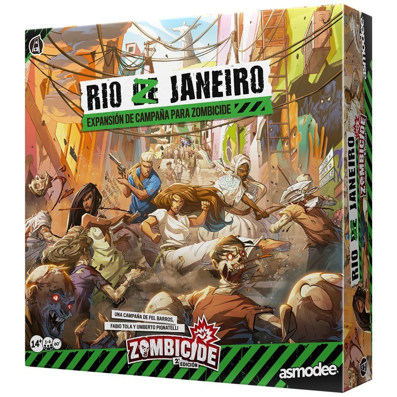 Imagen del juego cooperativo zombicide Rio Z Janeiro comprar juegos de mesa