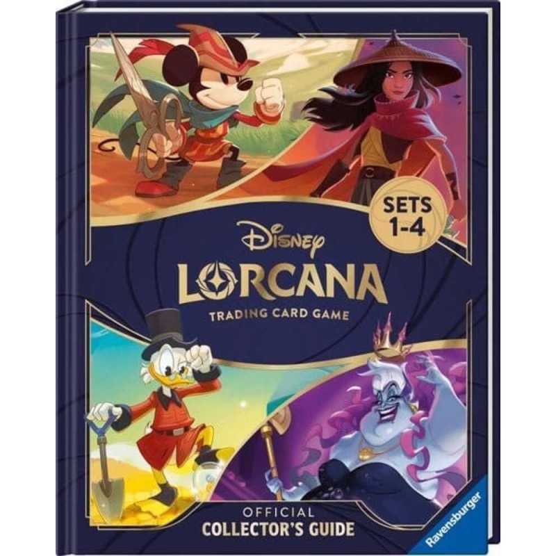Disney Lorcana Guida Ufficiale del Collezionista Set 1-4 inglese