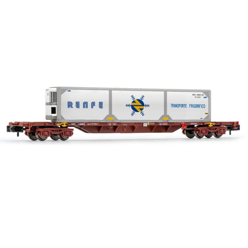 MMC3 container wagon. RENFE.