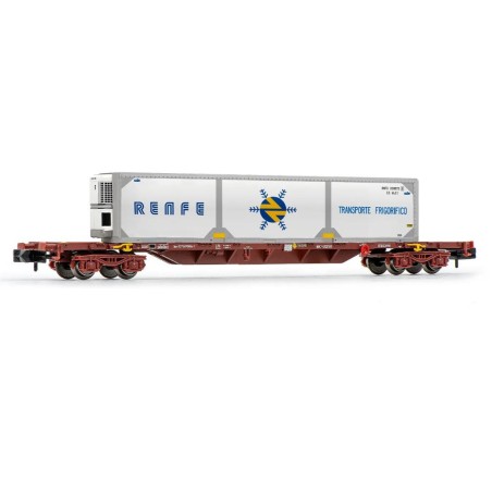 MMC3 container wagon. RENFE.