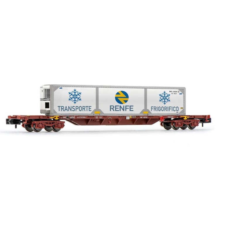 MMC3 container wagon. RENFE.