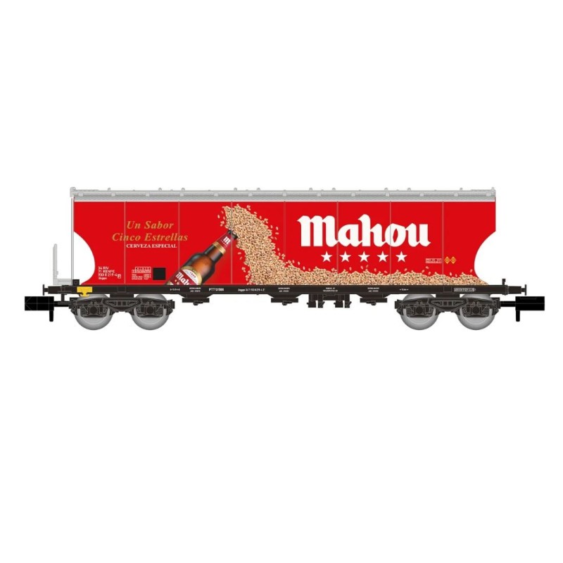 "Mahou" Grain Hopper Wagon. RENFE.