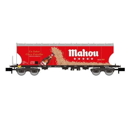 "Mahou" Grain Hopper Wagon. RENFE.