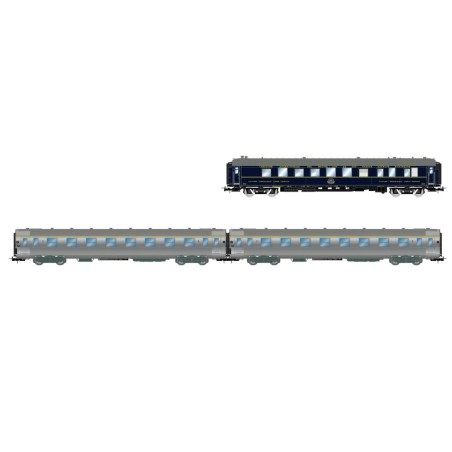 Set de 3 coches "Sud Express". SNCF.