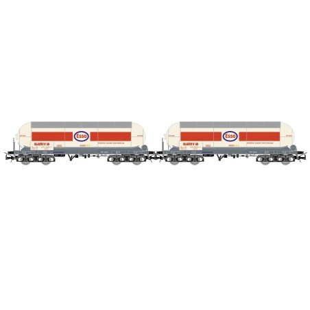 Set of ''ESSO-Saltra'' tank wagons, RENFE.